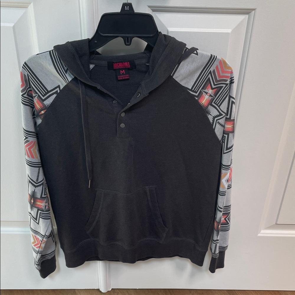 Rock & Roll Cowgirl Western Aztec hoodie